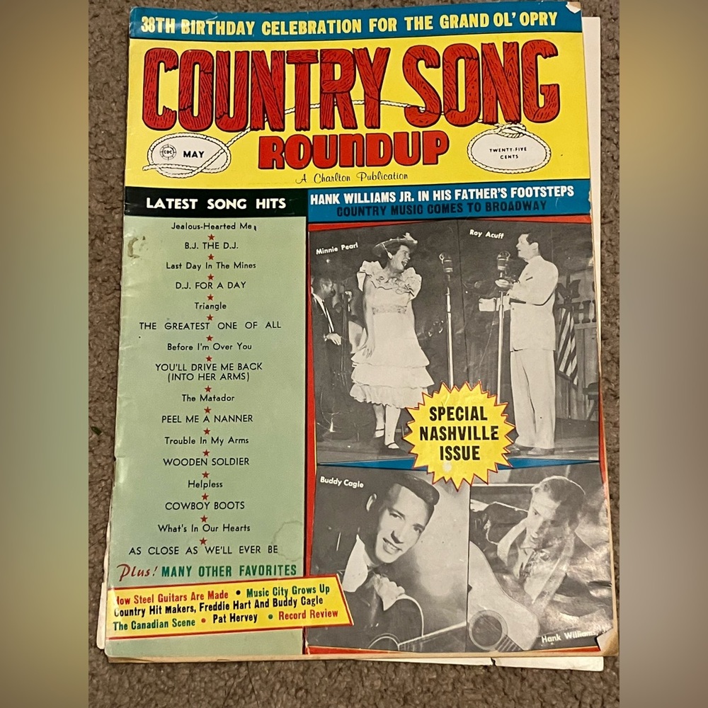 2/$10 Country song roundup magazine Nashville issue